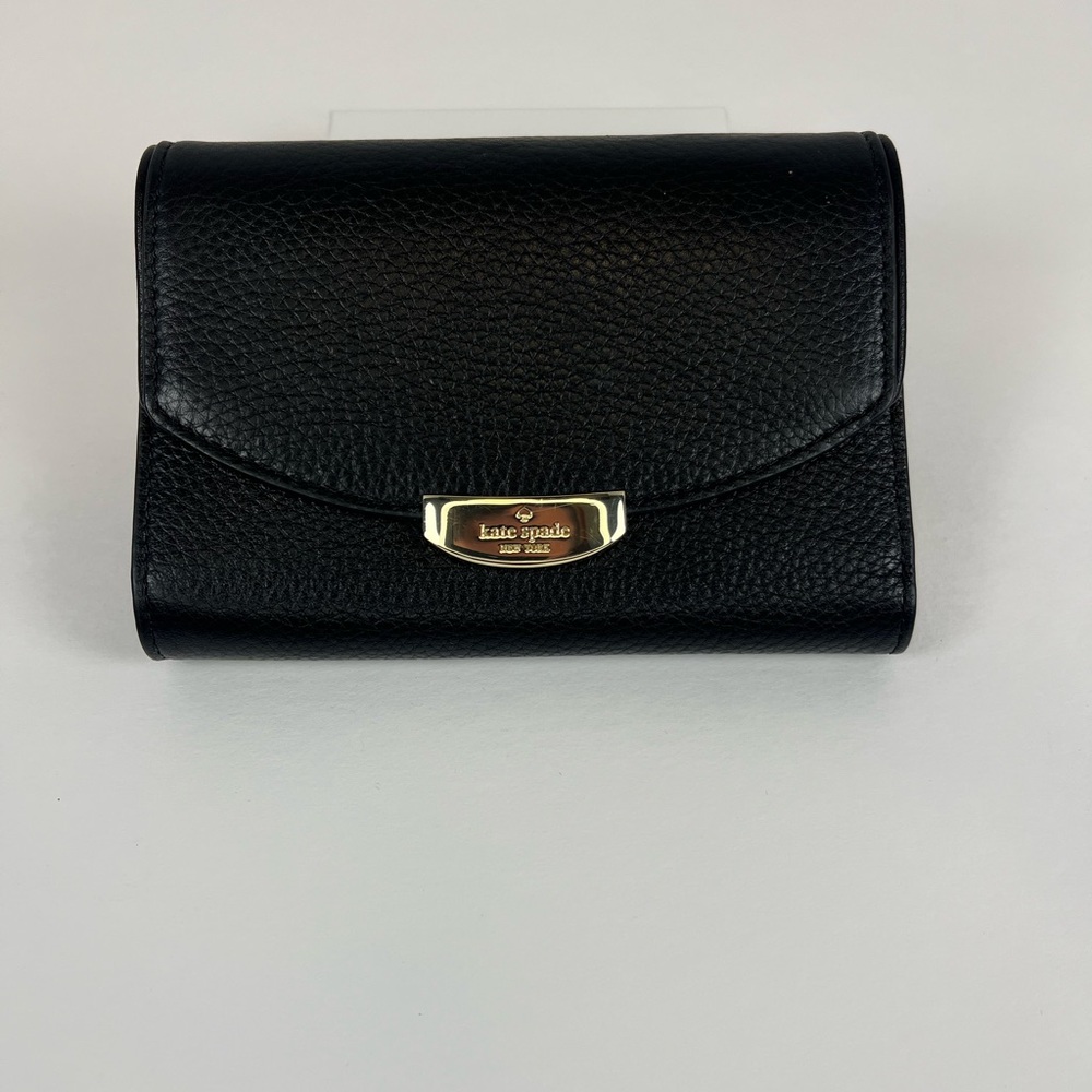 Kate Spade Callie Mulberry Street Black Pebble Wallet